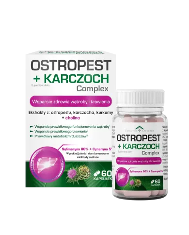 Ostropest i Karczoch Complex – wsparcie wątroby i trawienia