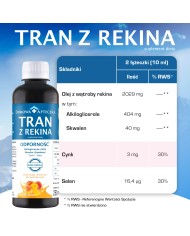 Domowa Apteczka | Tran z rekina o smaku mango-brzoskwinia