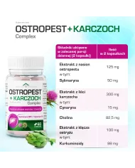 Ostropest i Karczoch Complex – wsparcie wątroby i trawienia