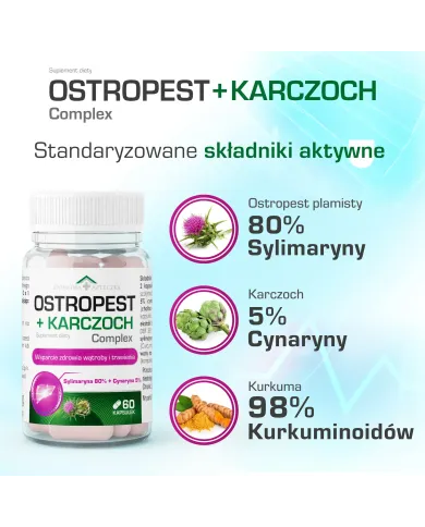 Ostropest i Karczoch Complex – wsparcie wątroby i trawienia