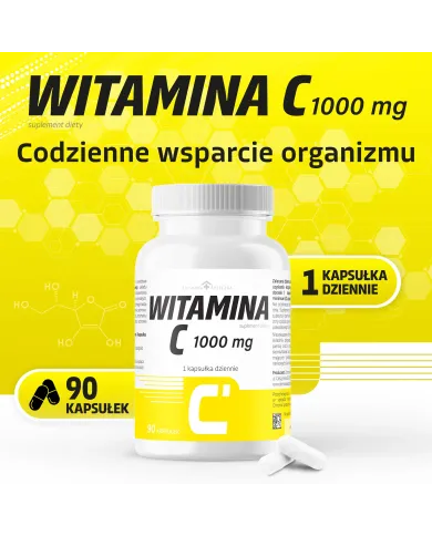 Witamina C 1000 mg | 90 kapsułek na odporność