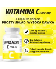 Witamina C 1000 mg | 90 kapsułek na odporność