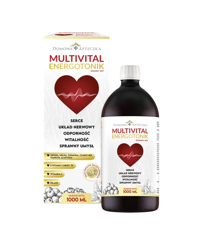 Multivital Energotonik – tonik z 15 witaminami i minerałami