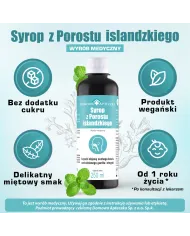Syrop z porostu islandzkiego na suchy kaszel i chrypkę