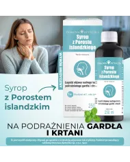 Syrop z porostu islandzkiego na suchy kaszel i chrypkę