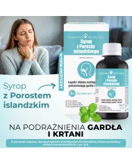 Syrop z porostu islandzkiego na suchy kaszel i chrypkę
