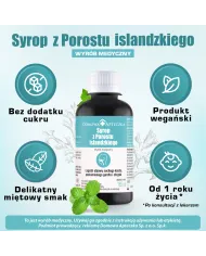 Syrop z porostu islandzkiego na suchy kaszel i chrypkę