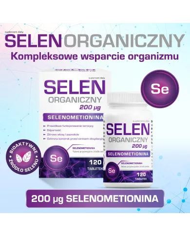 Selen organiczny 200 µg – odporność i tarczyca
