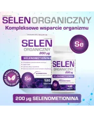 Selen organiczny 200 µg – odporność i tarczyca