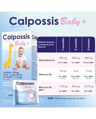 Calpossis Baby+ – wapń, D3 i K2 dla dzieci od 6. miesiąca