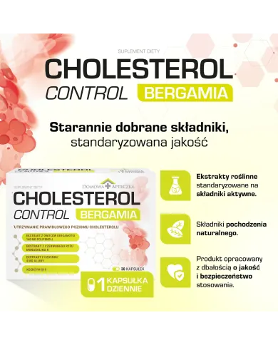 Cholesterol Control Bergamia – na prawidłowy cholesterol