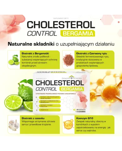 Cholesterol Control Bergamia – na prawidłowy cholesterol