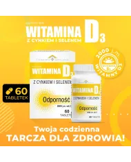Witamina D3 + Cynk i Selen - suplement | Domowa Apteczka