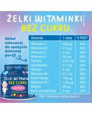 Żelki Witaminki bez cukru - suplement | Domowa Apteczka