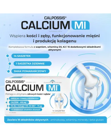 Calpossis MI – wapń, magnez i witamina D3 dla seniorów