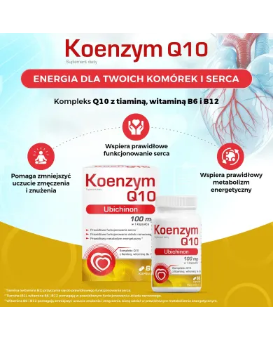 Koenzym Q10 Ubichinon – energia komórkowa i zdrowe serce