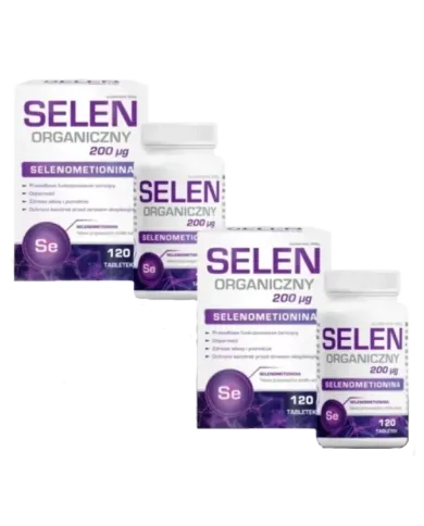 Selen organiczny 200 µg – zestaw 2 szt.