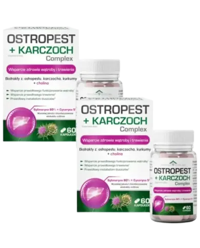 Ostropest i Karczoch Complex – zestaw 2 szt.