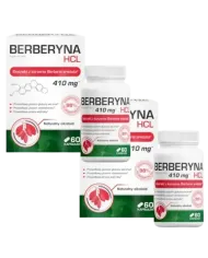 Berberyna HCL 400 mg – zestaw 2x 60 kapsułek