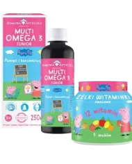 Multiomega 3 Junior + Żelki Witaminki – zestaw