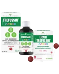 Tretussin Junior syrop + Lizaki – zestaw dla dzieci