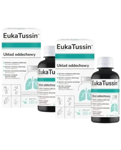 EukaTussin syrop – zestaw 2x 165 ml na kaszel