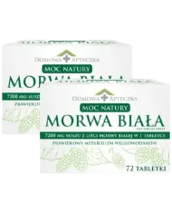 Moc Natury Morwa Biała – zestaw 2x 72 tabletki