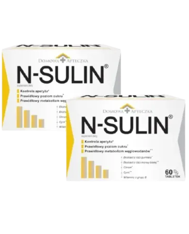 N-SULIN – zestaw 2 szt. na poziom cukru we krwi