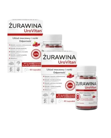 Żurawina UroVitan – zestaw 2 szt. na układ moczowy