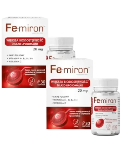 Fe-miron – zestaw 2 szt. żelazo liposomalne