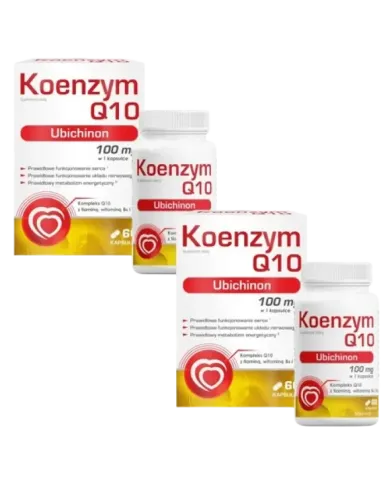 Koenzym Q10 Ubichinon – zestaw 2x 120 kapsułek