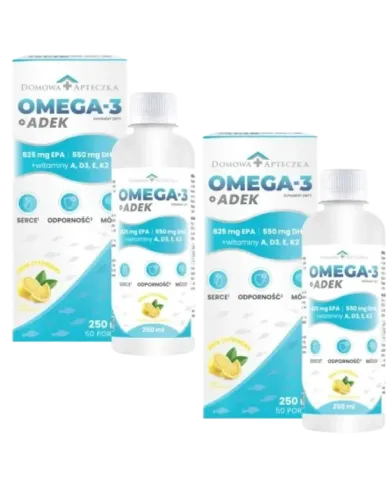 Omega 3 ADEK – zestaw 2 szt. EPA/DHA + witaminy