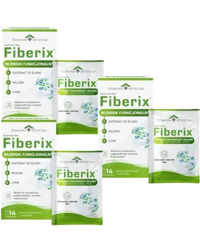 Fiberix – zestaw 3x 14 saszetek błonnika