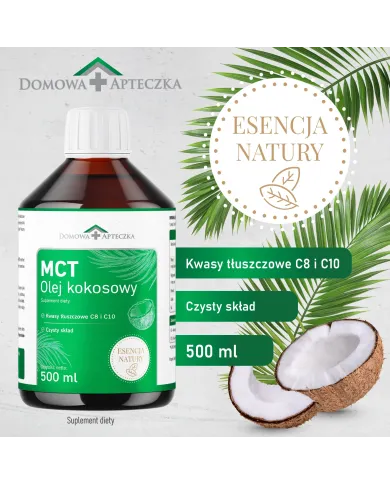 MCT Olej Kokosowy Esencja Natury – energia i metabolizm