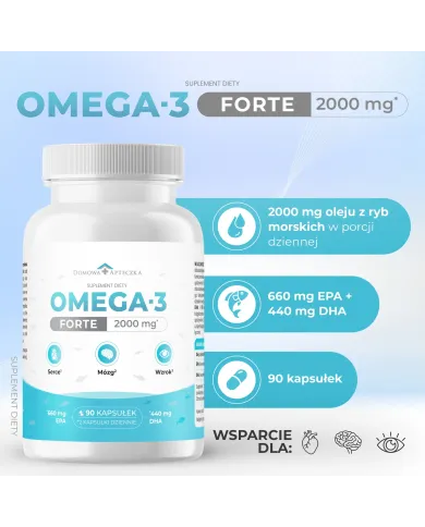 Omega 3 Forte – wysoko skoncentrowane EPA i DHA