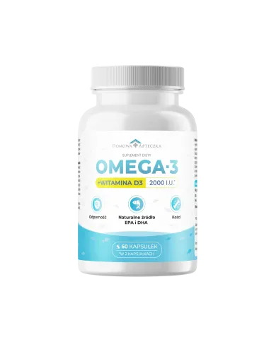 Omega 3 + Witamina D3 – serce, kości i odporność
