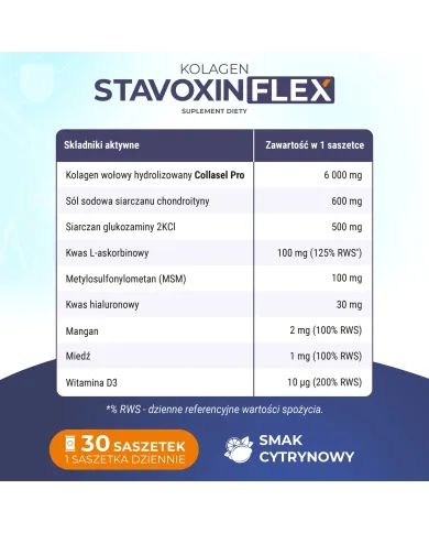 Stavoxin Flex Kolagen – zdrowe stawy, kości i chrząstki