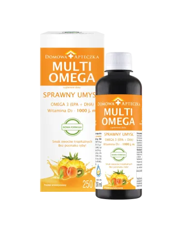 MultiOmega – kwasy omega 3-6-9 i 10 witamin w emulsji