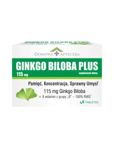 Ginkgo Biloba + witaminy B – wsparcie pamięci i koncentracji