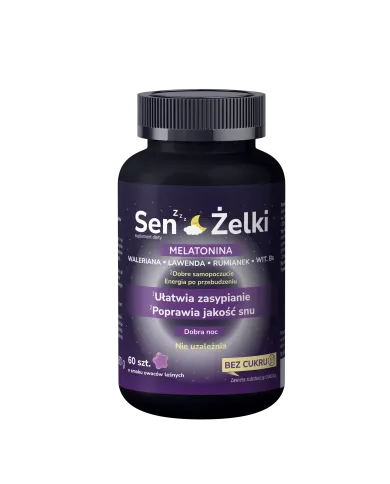 Żelki na sen z melatoniną i wit. B6 – Sen Żelki