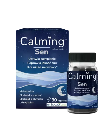 Calming Sen – kapsułki z melatoniną na spokojny sen