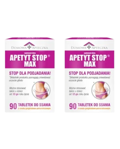 Apetyt Stop Max – zestaw 2 szt. na kontrolę apetytu