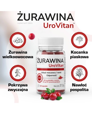 Żurawina UroVitan – ochrona układu moczowego | Outlet