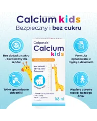 Calpossis Calcium Kids – syrop z wapniem i D3 dla dzieci | Outlet