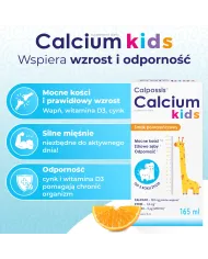 Calpossis Calcium Kids – syrop z wapniem i D3 dla dzieci | Outlet