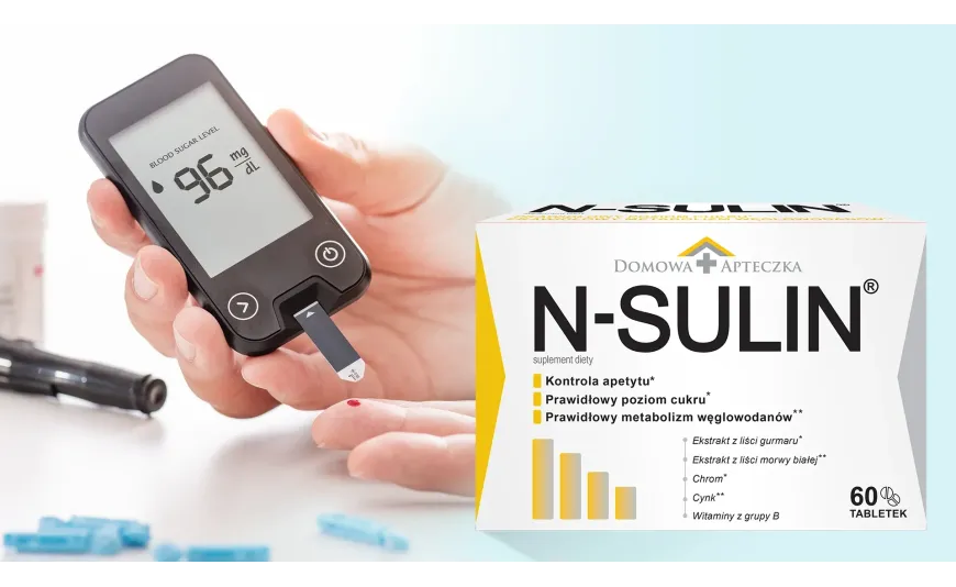 N-Sulin - Suplement na Prawidłowy Poziom Cukru